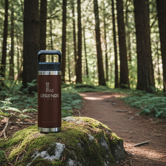 Legends Lost Yeti Rambler® 532 mL Water Bottle and Straw Cap