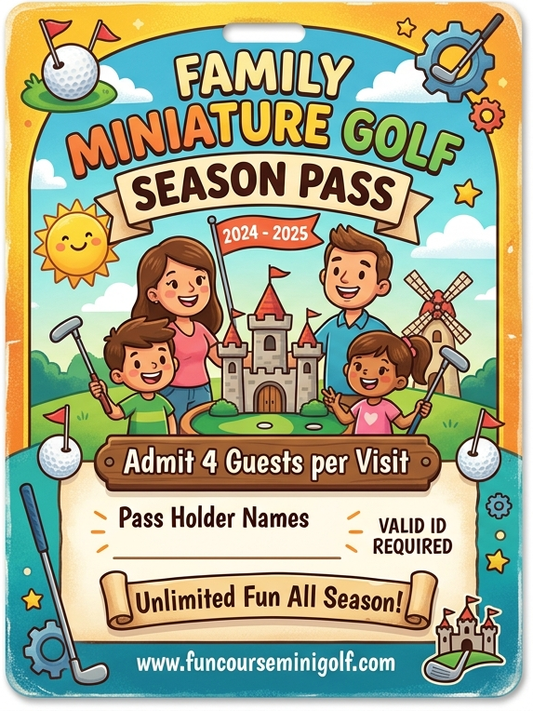 Family Miniature Golf Season Pass